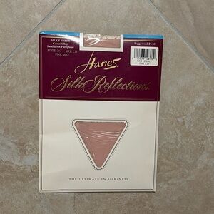 Hanes hosiery control top Pink Mist Size medium springtime sheer wedding formal